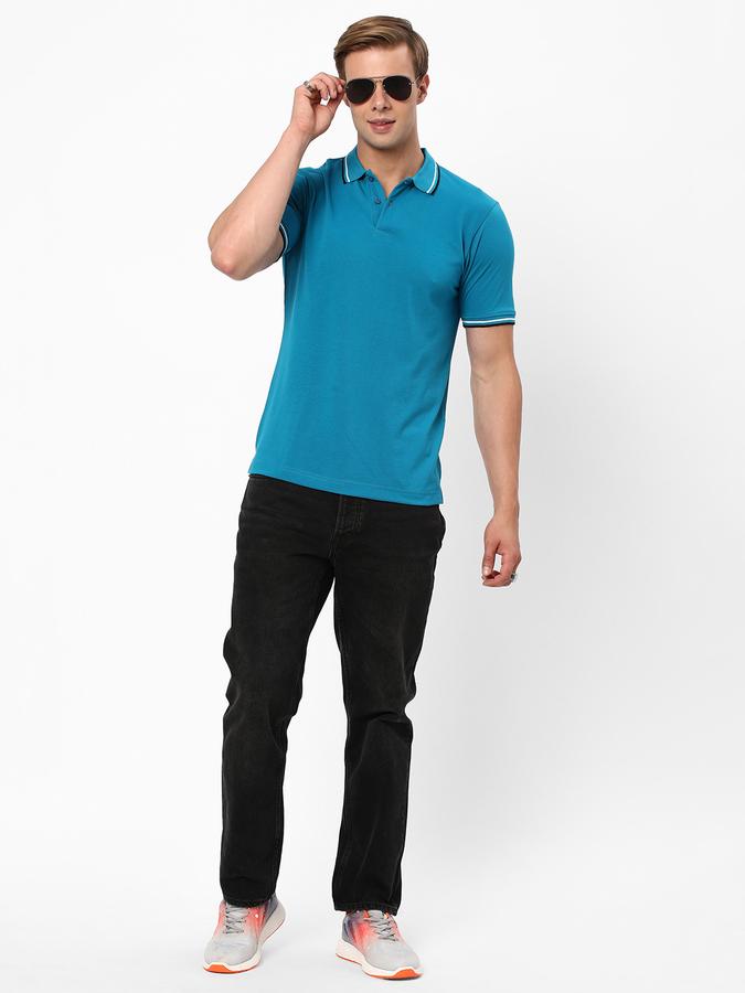 R&B Men's Polo With Contrast Tipping image number 1