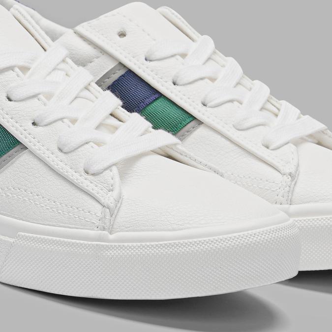 R&B Men's White Sneakers image number 2