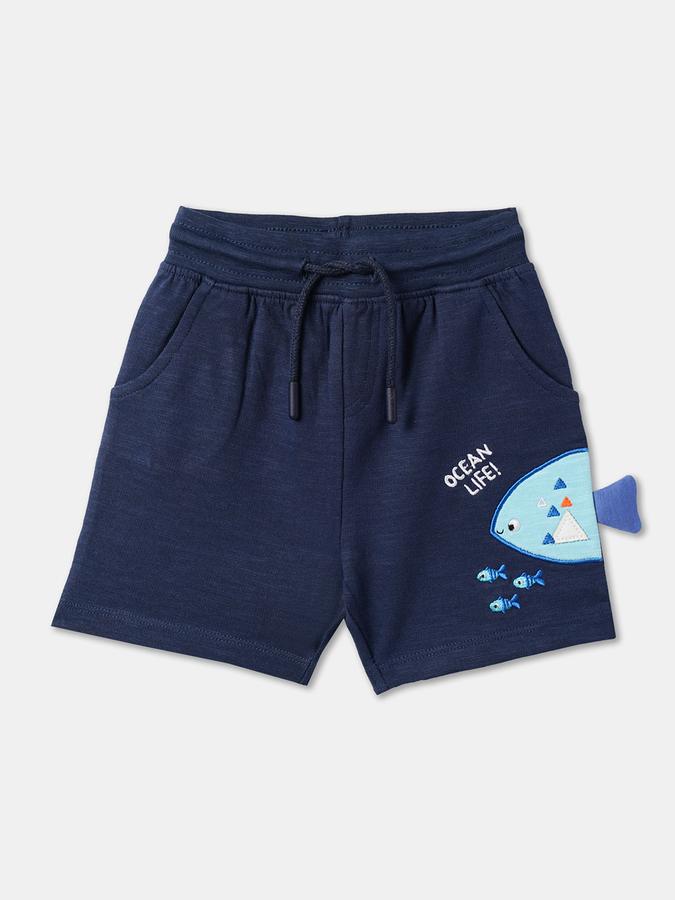 Boys Regular Fit Flat-Front Shorts