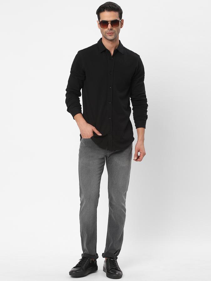 Men Cutaway-Collar Regular Fit Shirt image number 1