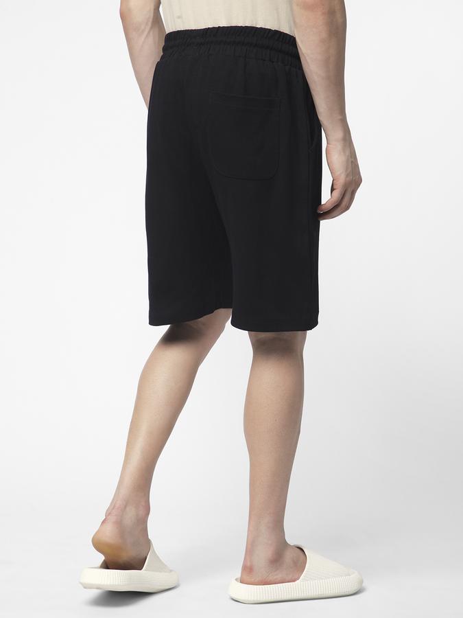 Boys Cotton Regular Fit Drawstring Clean Hem Shorts