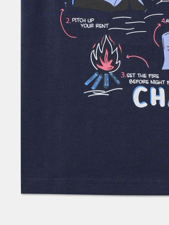 Boys Graphic Print Pure Cotton Regular T Shirt image number 3