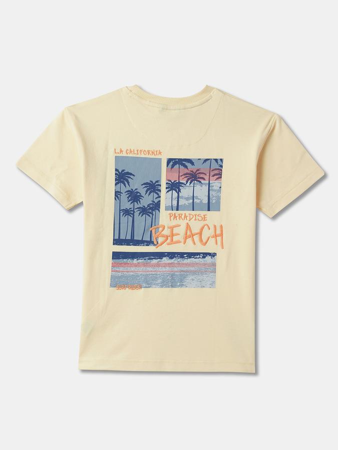 Boys Tropical Print Regular Fit T-Shirt image number 1