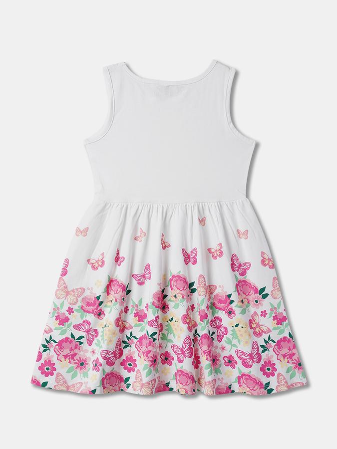 Micro Print Dress image number 1