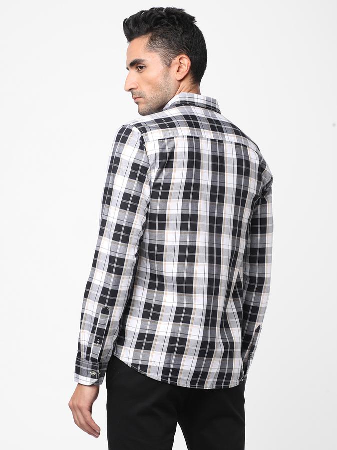 R&B Men's Checks Full Sleeve Shirt image number 2