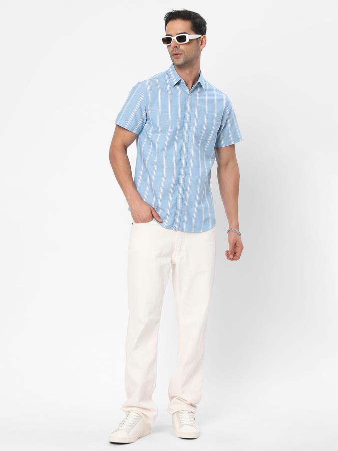 R&B Men Blue Casual Shirts image number 1