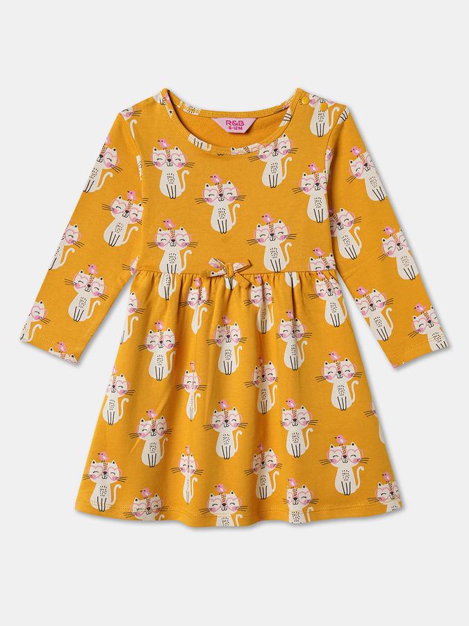 Girls Midi/Knee Length Casual Dress