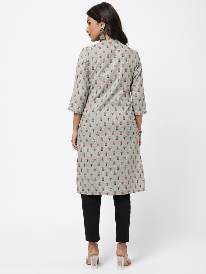 R&B Grey Women Kurtas image number 2