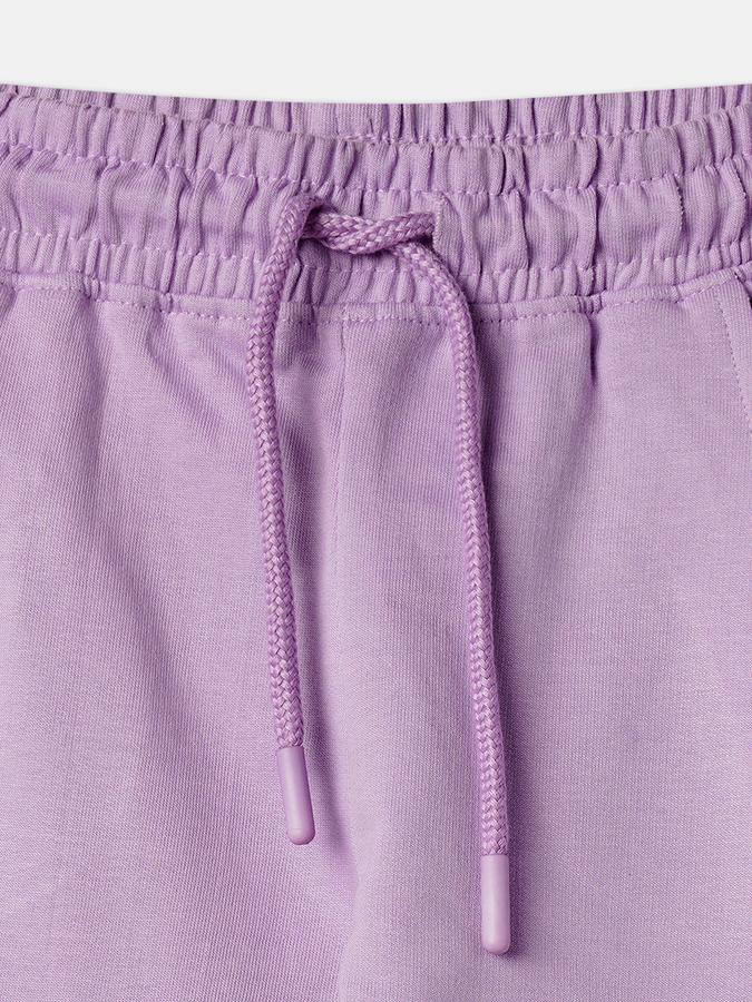 Girls Graphic Print Straight Track Pants image number 3