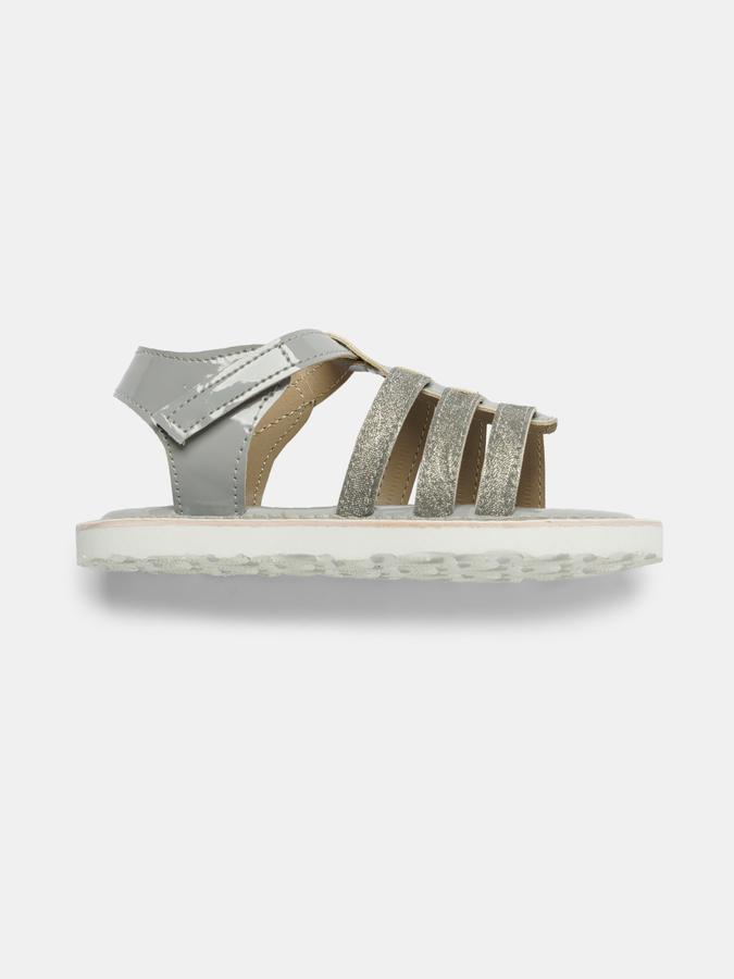 R&B Girls Grey Sandals image number 1