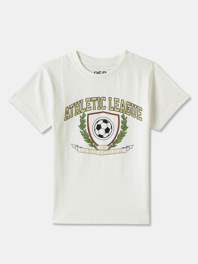 R&B BOYS PRINTED REGULAR GRAPHIC TEE