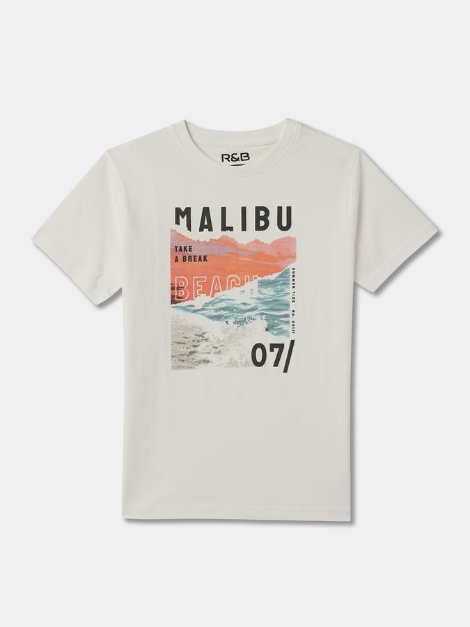 Boys Regular Fit Short Sleeve Crew Neck T-Shirt