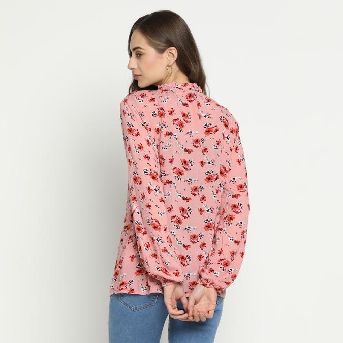 R&B Full Sleeves Pink Top image number 3