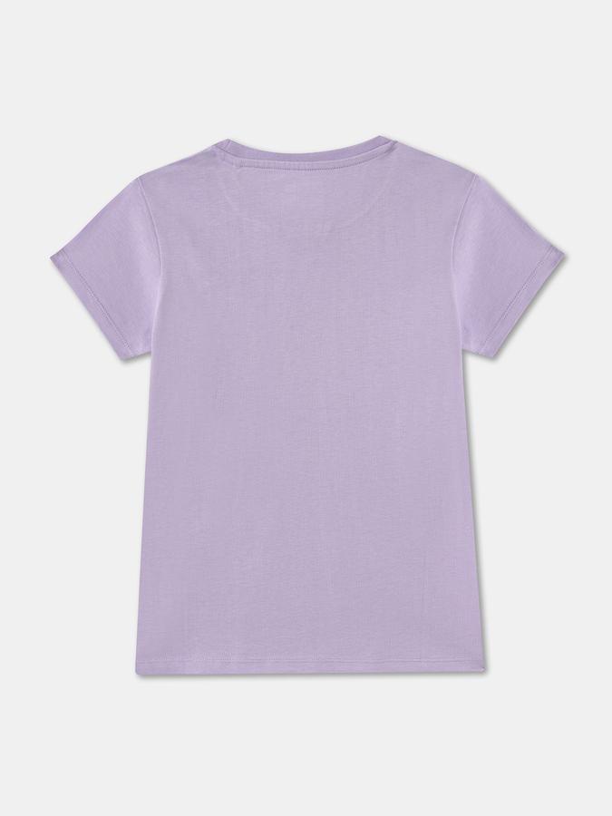 Girls Regular Fit Short Sleeve Crew Neck T-Shirt