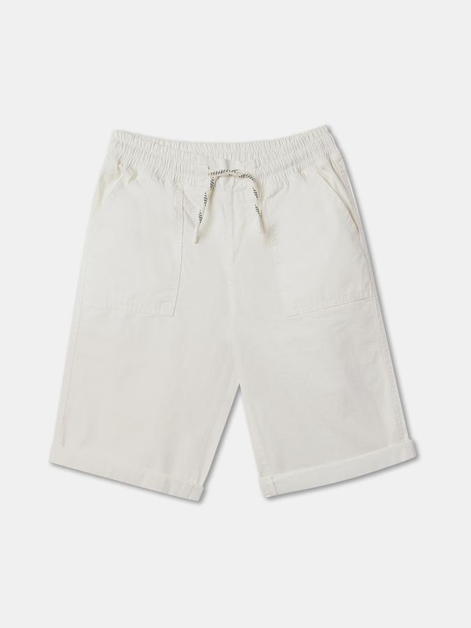 Boys Regular Fit Flat-Front Shorts image number 0
