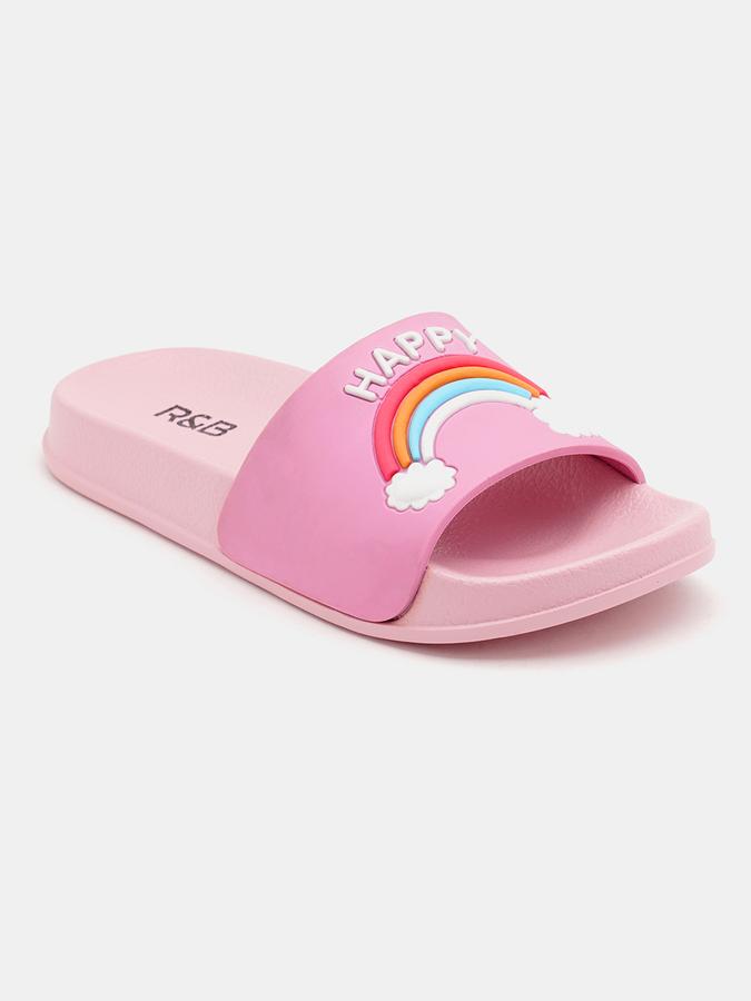 R&B Girls Rubber Embossed Sliders image number 2