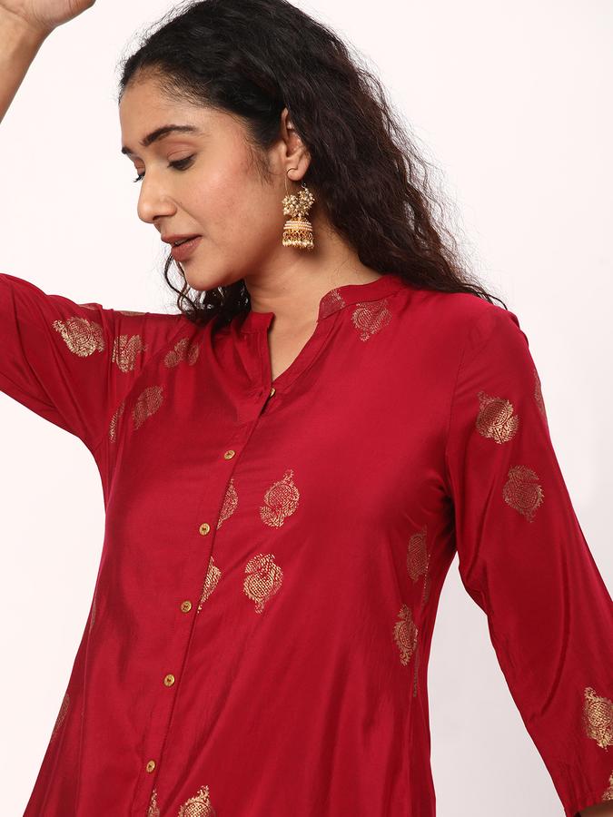 R&B Women Red Kurtas