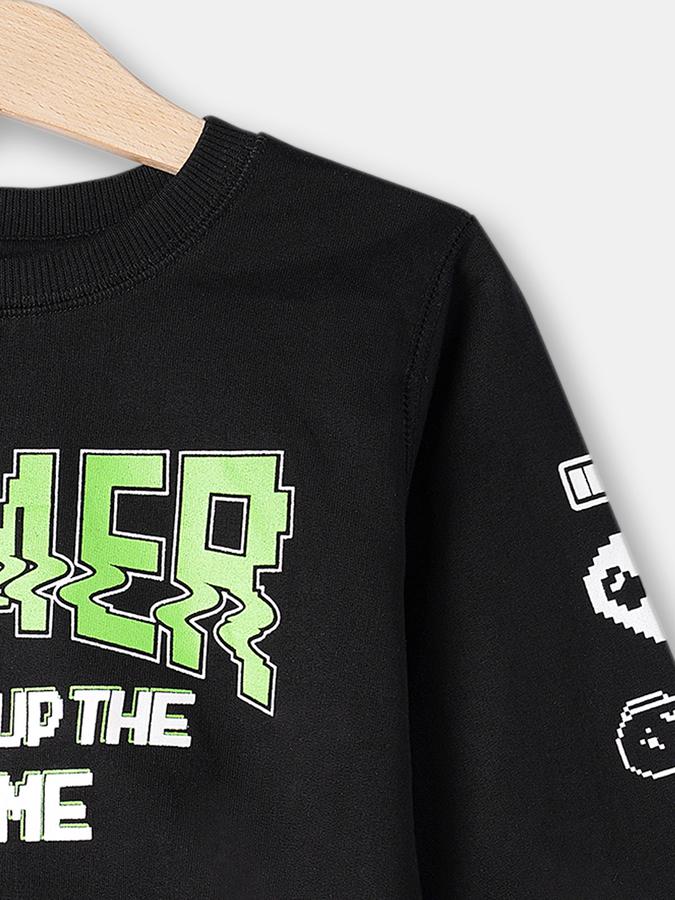 R&B Boys Black Sweatshirts & Hoodies image number 2