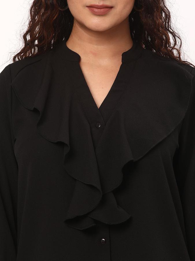 Women Regular Fit V-Neck Top image number 3