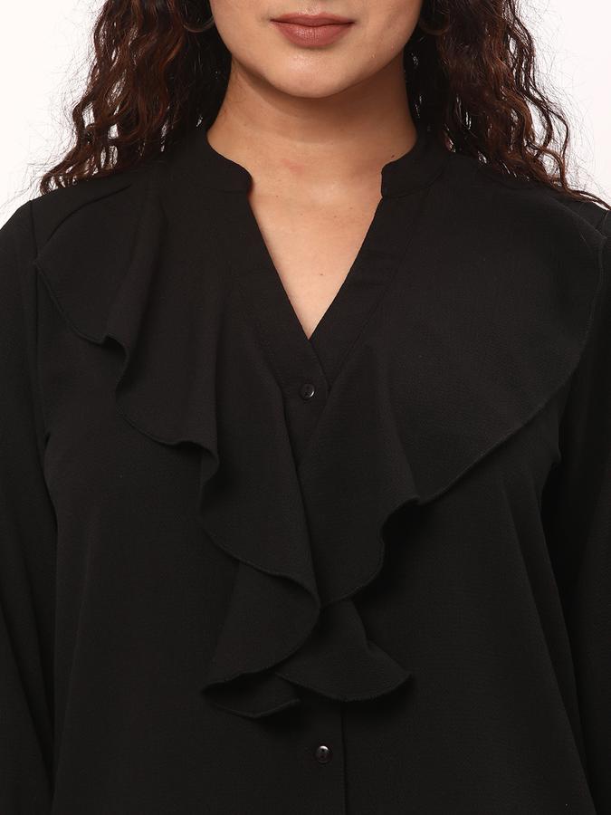 R&B Women's Ruffle Detail Top image number 3