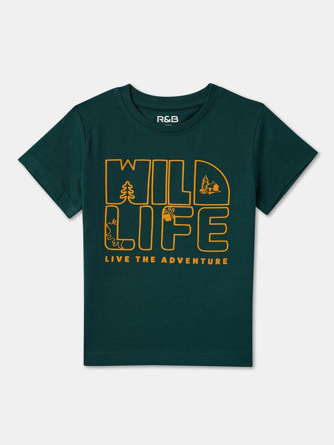 Boys Regular Fit Short Sleeve Crew Neck T-Shirt