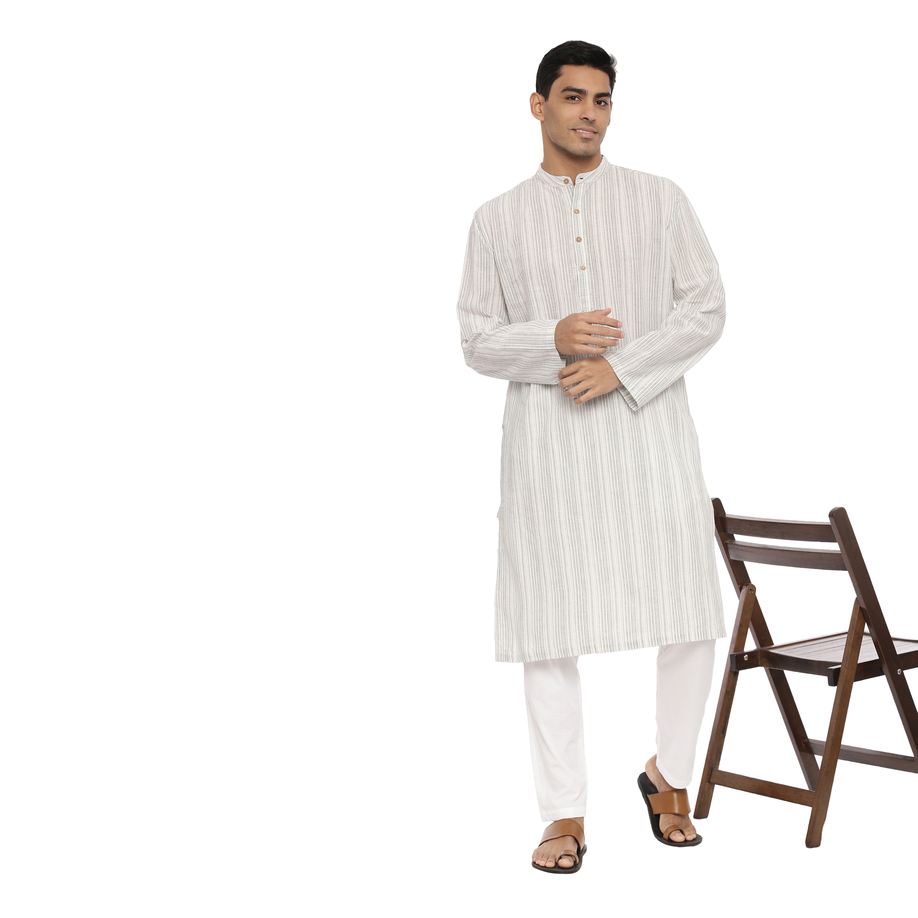 R&B Men's Ethnic Kurta image number 3