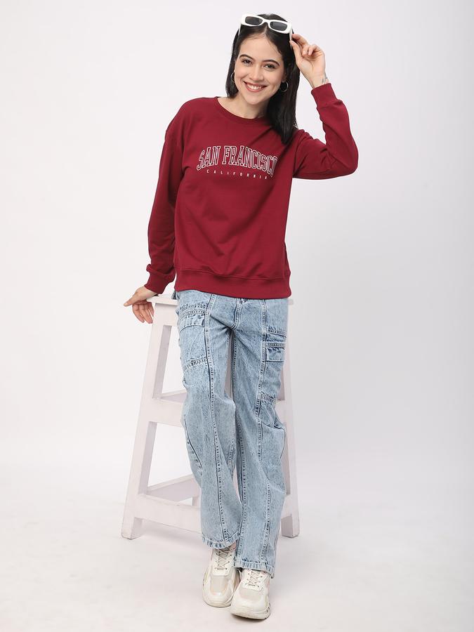 Full Sleeve Graphic Print Women Sweatshirt image number 1