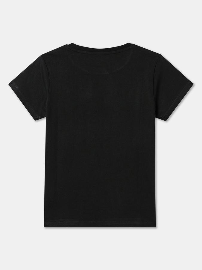 Girls Regular Fit Short Sleeve Crew Neck T-Shirt