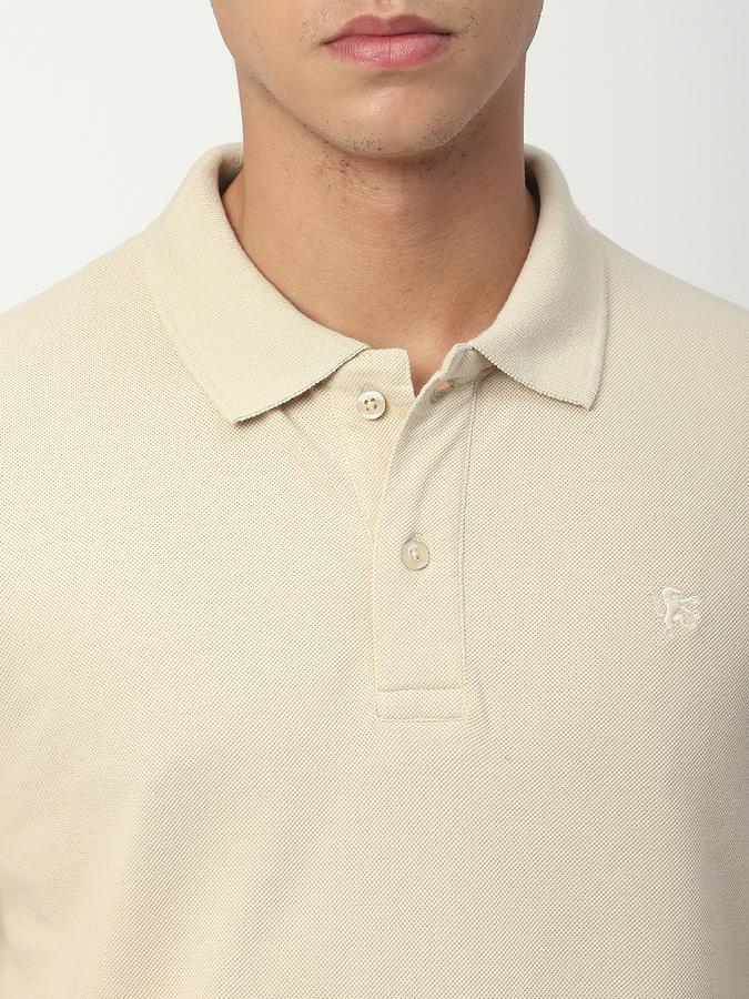 Solid Men Polo Neck T-Shirt data-index=