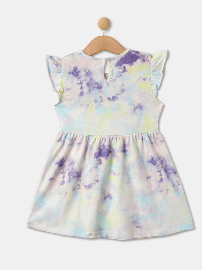 Girls Tie & Dye A-Line Dress image number 1