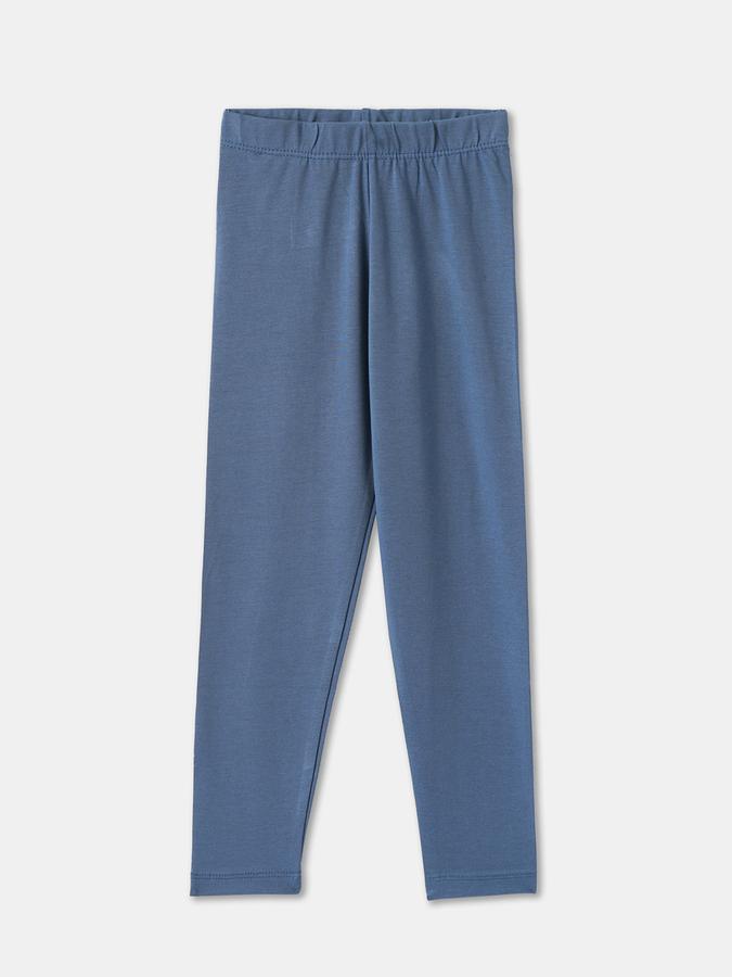 Girls Blend Solid Fitted Full Length Elasticated Waist Legging