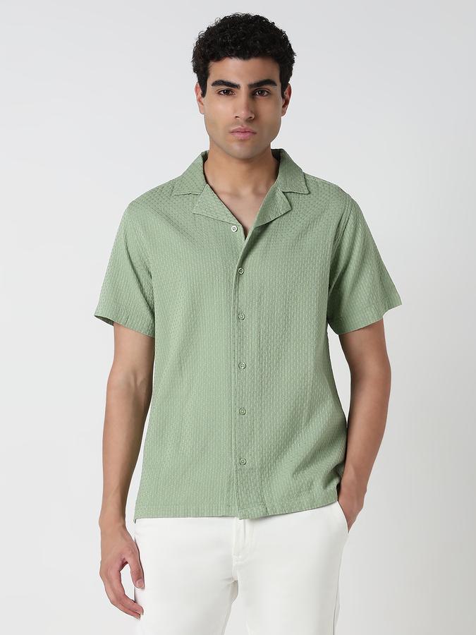 Men Self Design Casual Shirt image number 1