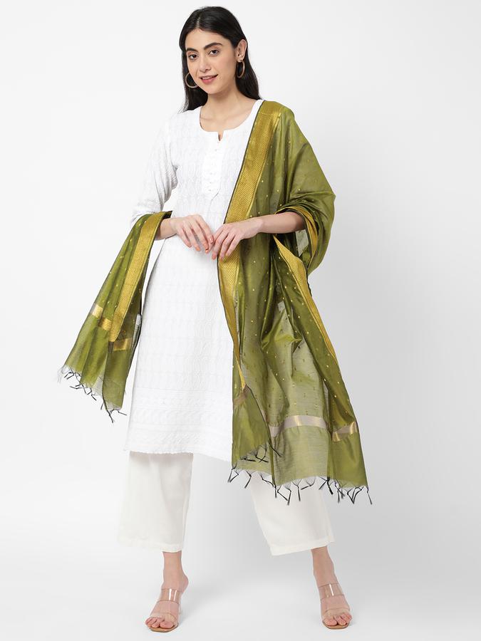 R&B Women Green Dupattas image number 1