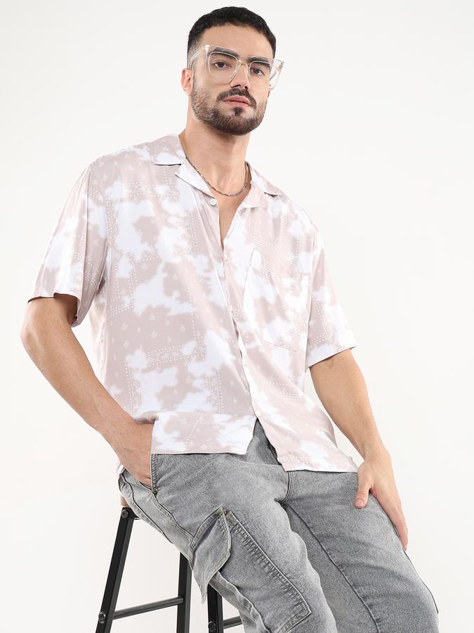 Men Printed Relaxed Fit Shirt image number 0
