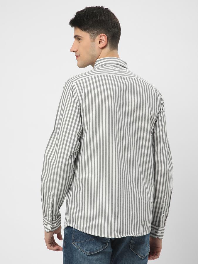 Men Striped Regular Fit Shirt image number 2