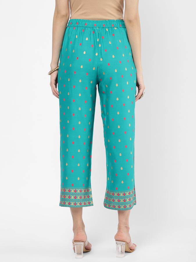 R&B Women Teal Palazzos & Culottes image number 2