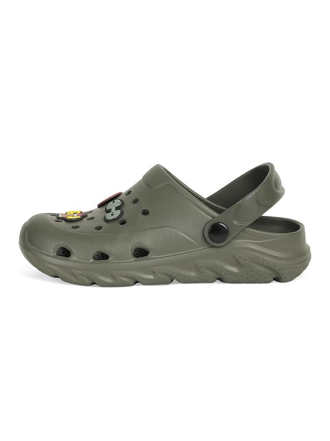 R&B Green EVA Embellished Boys Clogs