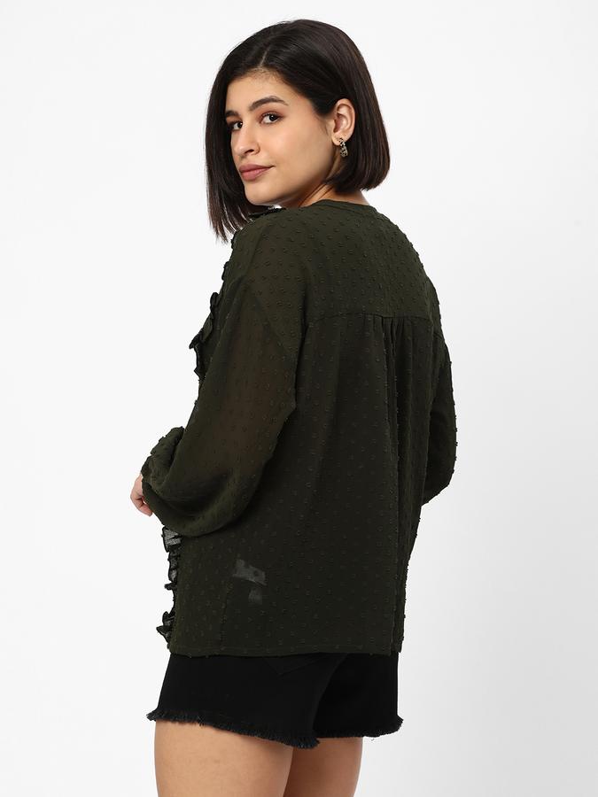 Women Swiss Dot Top image number 2