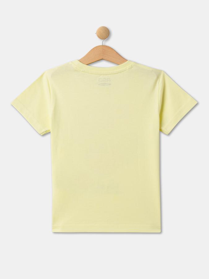 Boys Relaxed Fit Round-Neck T-Shirt image number 1