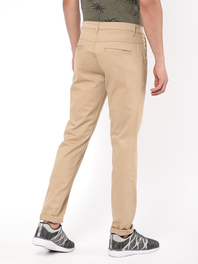 R&B Men Khaki Trousers image number 2