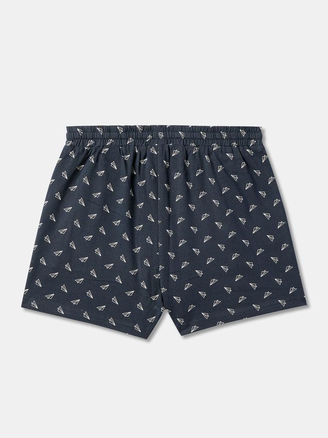 Girls Cotton Graphic Mid-Rise Clean Hem Shorts