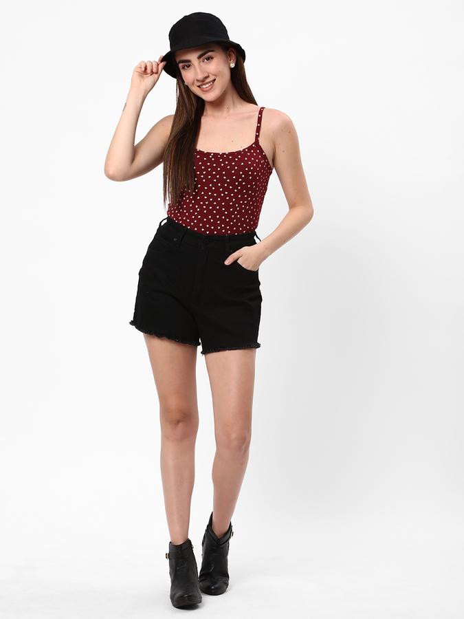 Women Heart Print Camisole image number 1