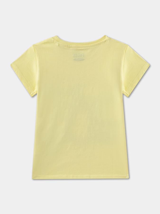 Girls Graphic Print Pure Cotton Regular T Shirt image number 1