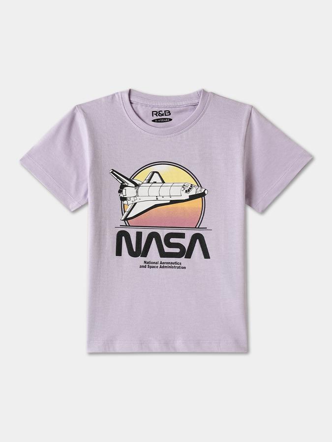 R&B BOYS PRINTED REGULAR GRAPHIC TEE