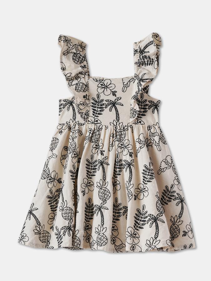 R&B GIRLS Short Sleeves Printed DRESS