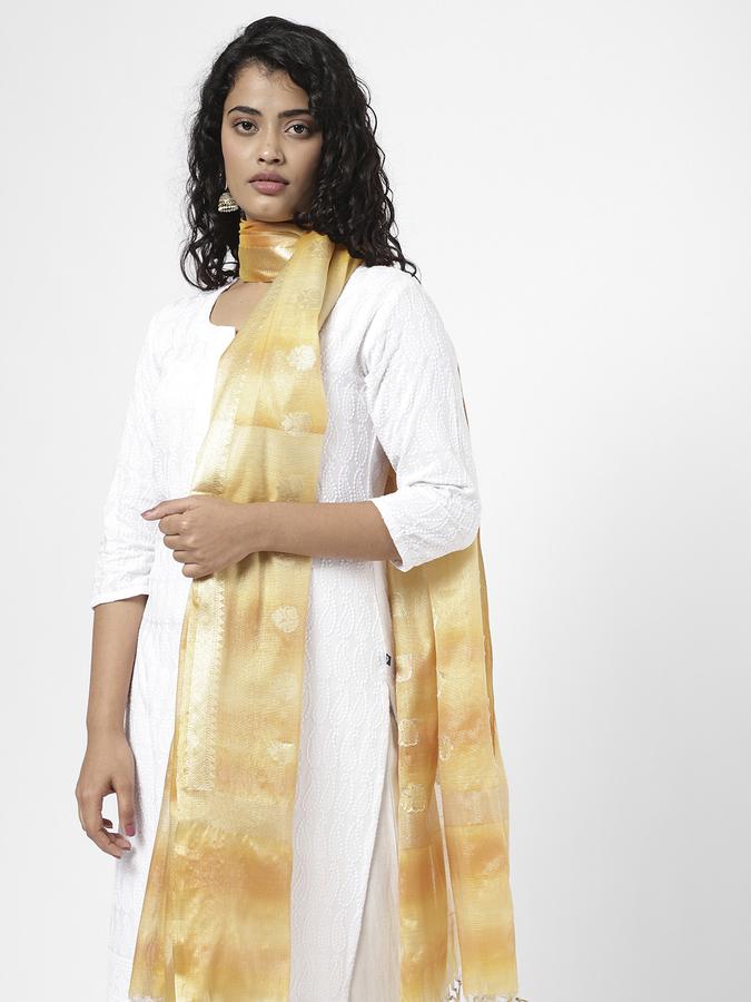R&B Women Mustard Dupattas image number 1