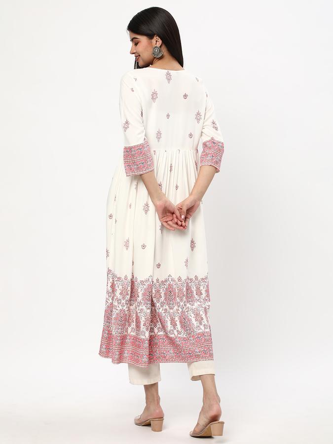 Women Micro Print Kurta image number 2