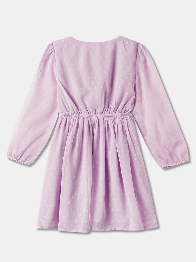 Girls Printed A-Line Dress image number 1