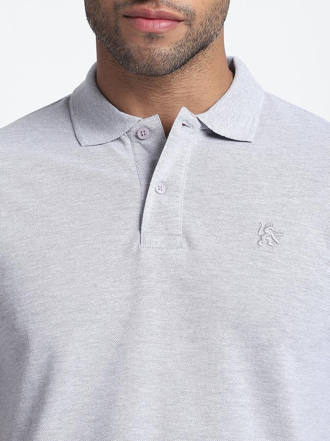 R&B Men's Grey Melange T-Shirt