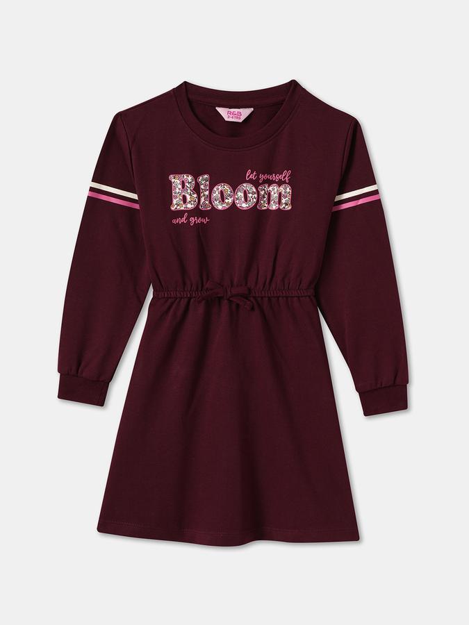 Girls Midi/Knee Length Casual Dress 